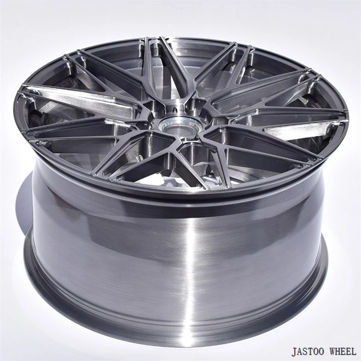 Brushed Grey 21*10/21*11 Inch Forged Aluminium Car Wheels