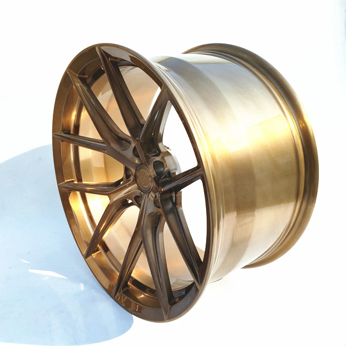 Forged Alloy Aluminum Rims Wheels For Car 21 Inch Bronze Color