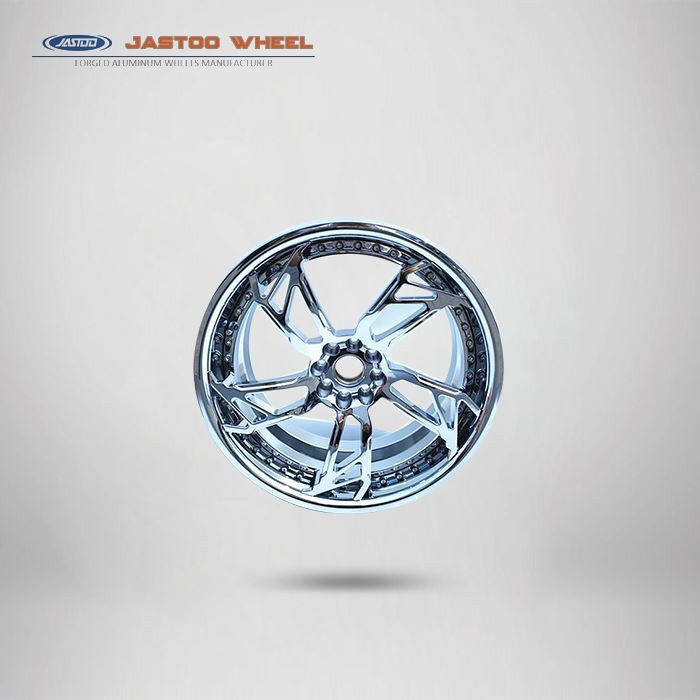 Custom 2 Piece 20x9 Forged Chrome Car Wheel