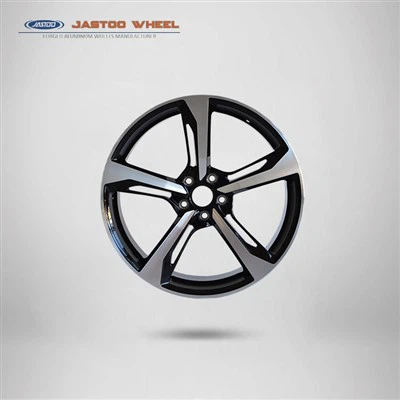 5x112 Wheels 20 Inch With Black Diamond-cut Finish