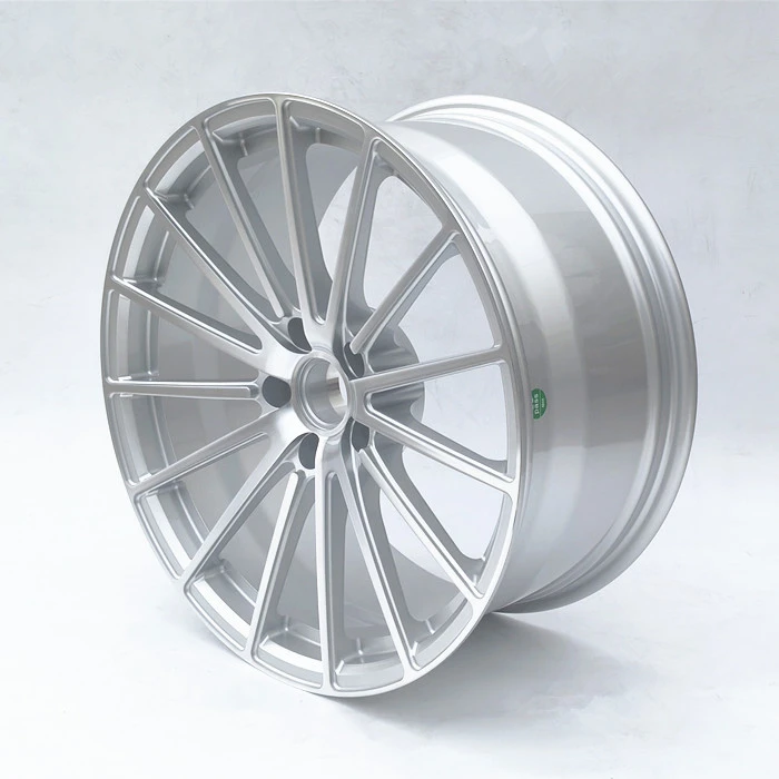 Silver Painting Forged Alloy Wheels For Car